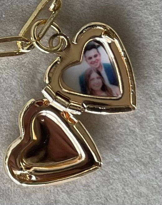 Heart Locket with Photo